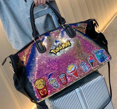 Pokemon Sequin Bag