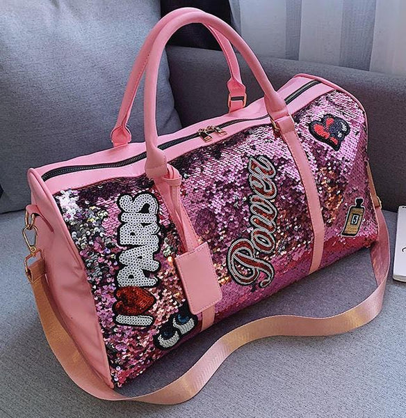 Sequin Travel Bag