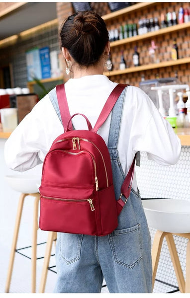 Gold Zipper Backpack