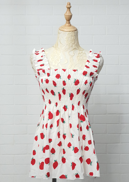 Strawberry Babydoll Top