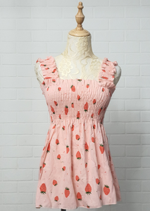 Strawberry Babydoll Top